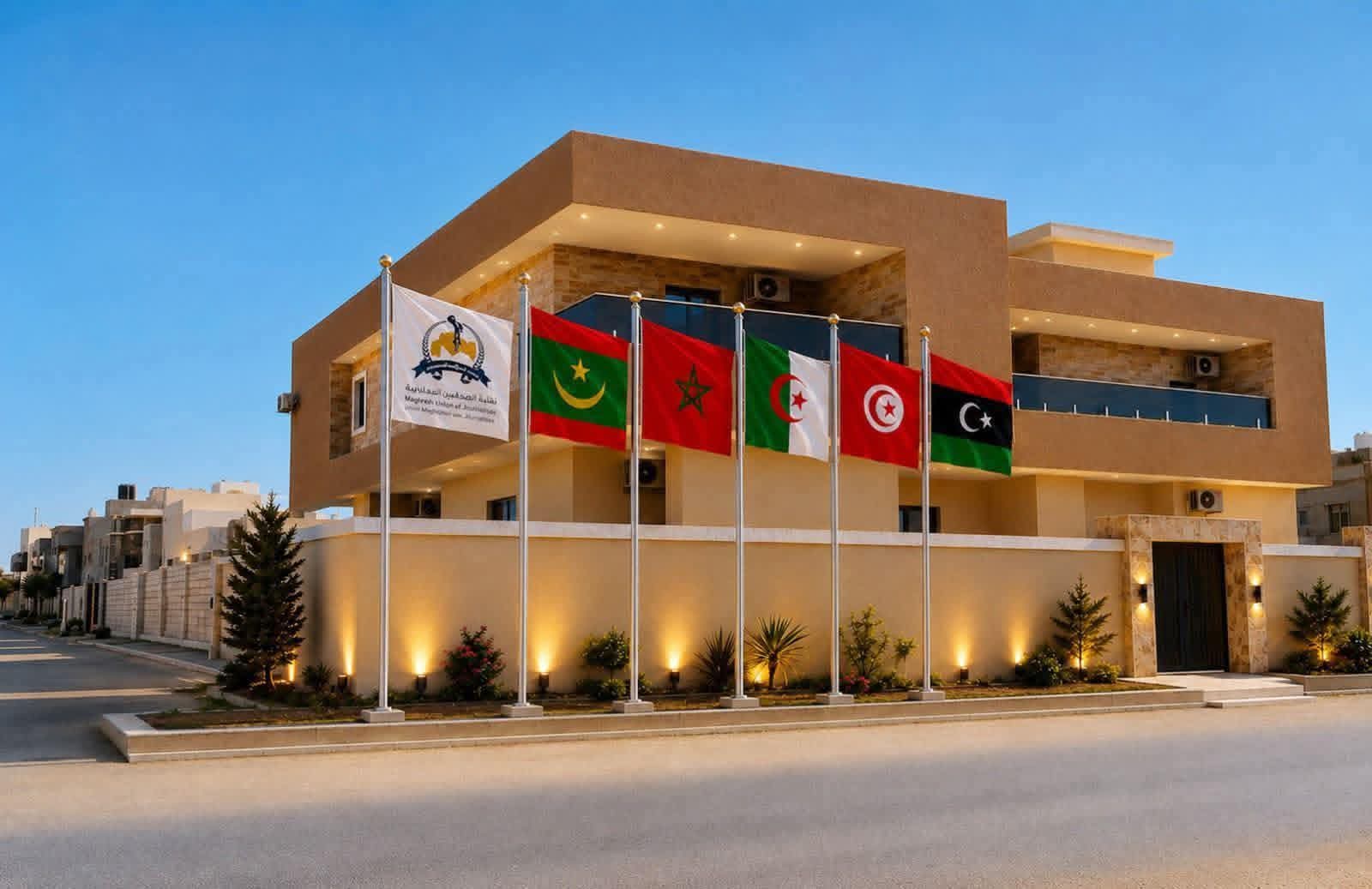 الاتحاد المغاربي للصحفيين ينهي تجهيز مقره الدائم بمدينة بنغازي ليبيا