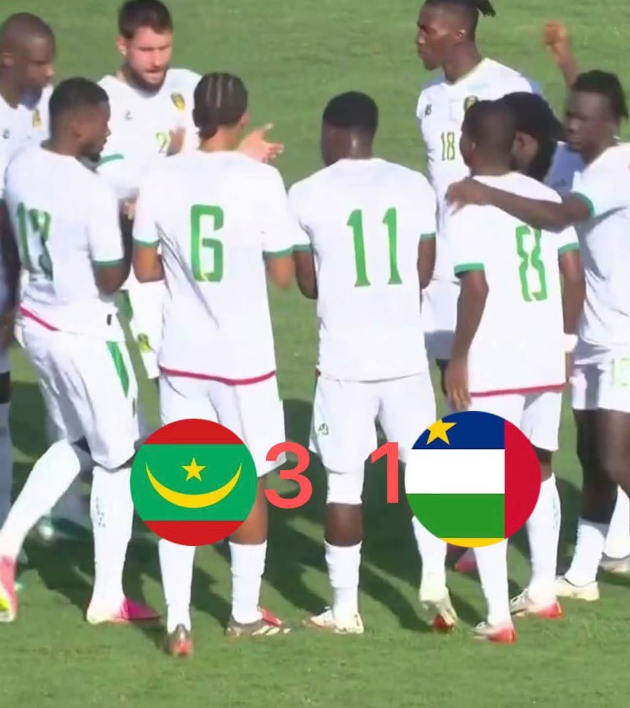 فوز مستحق للمنتخب الوطني على إفريقيا الوسطى بثلاثية مقابل هدف