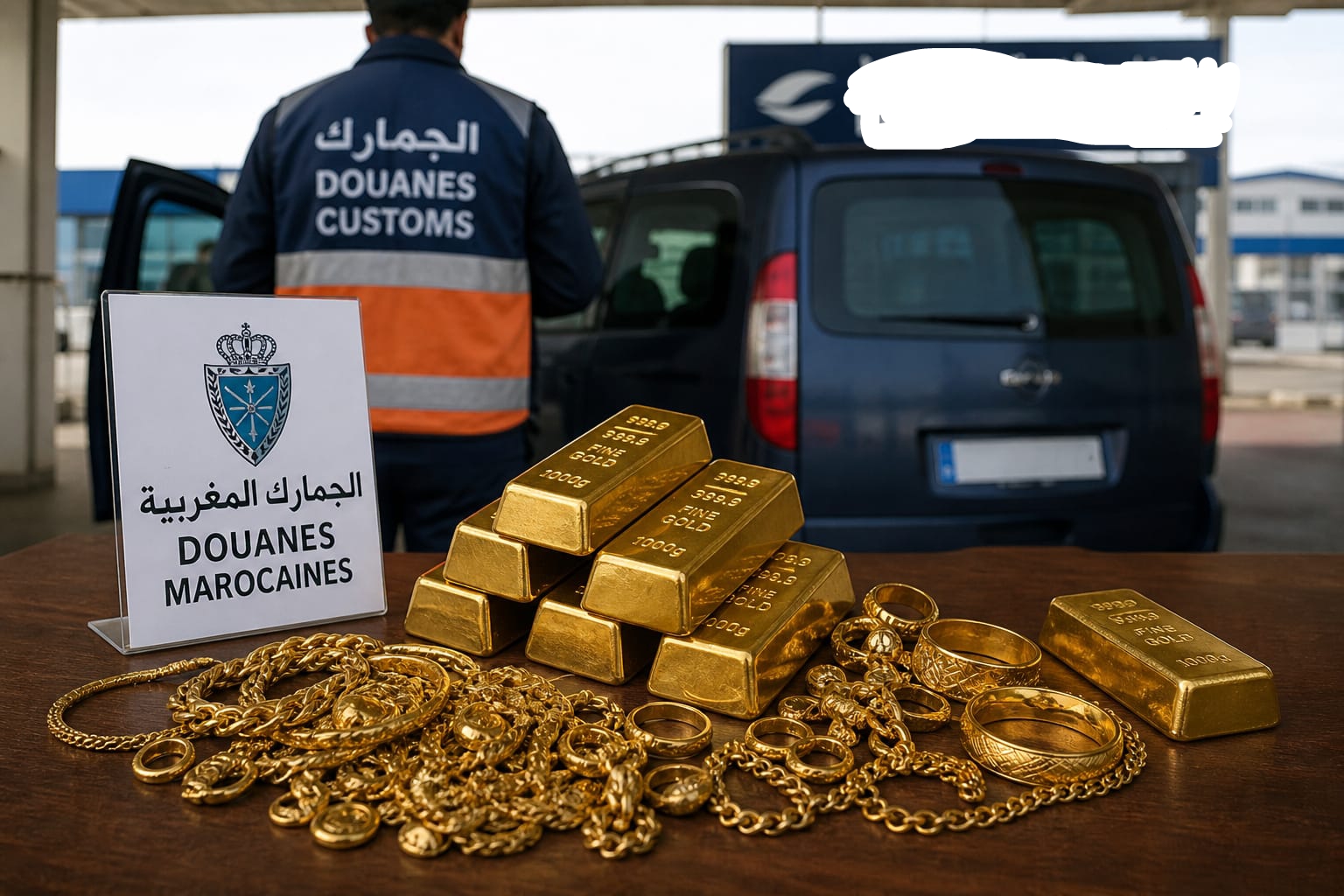 الدار البيضاء: توقيف أسرة موريتانية وبحوزتها 54 كيلوغراماً من الذهب